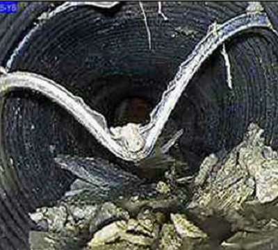 玛沁排水管道变形塌陷的非开挖修复方法